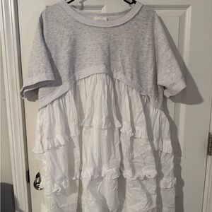 Bohme Gray and White Mini Dress